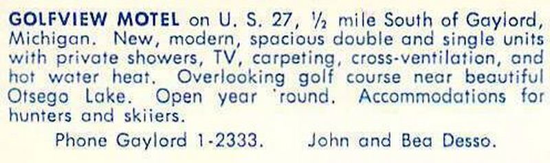 Golfview Motel - Vintage Postcard (newer photo)